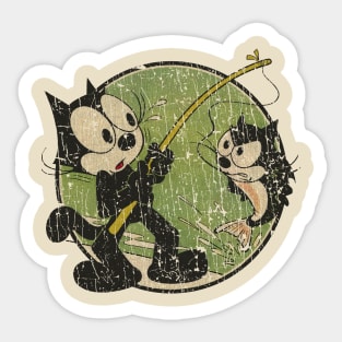 RETRO STYLE - FELIX FISHING Sticker